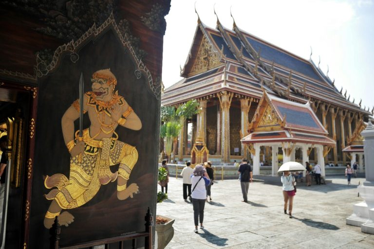 Pałac Królewski w Bangkoku w Tajlandii