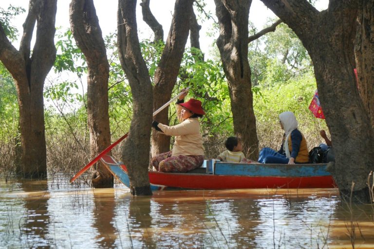 Tonle Sap w Kambodży