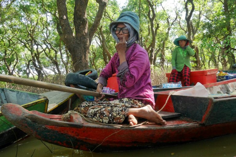 Tonle Sap w Kambodży