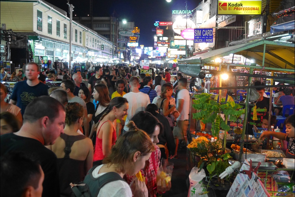 Khao San w Bangkoku