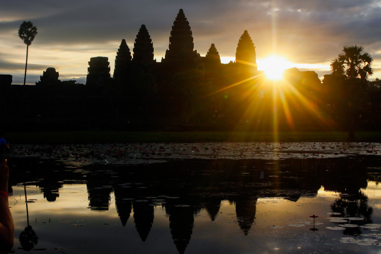 Angkor Wat w Kambodży