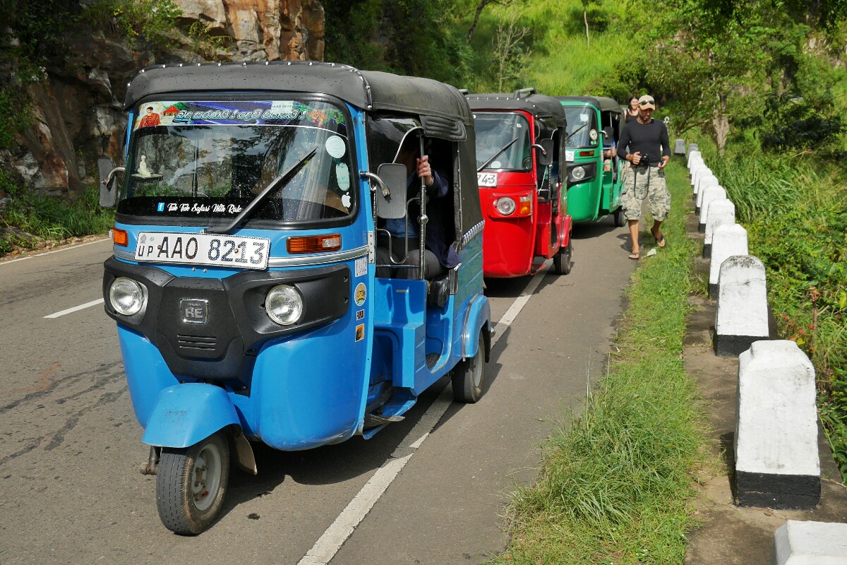 tuk-tuk na Sri Lance