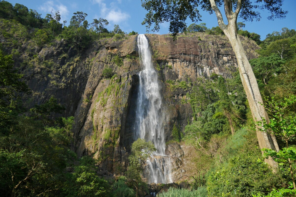 wodospad Diyaluma na Sri Lance