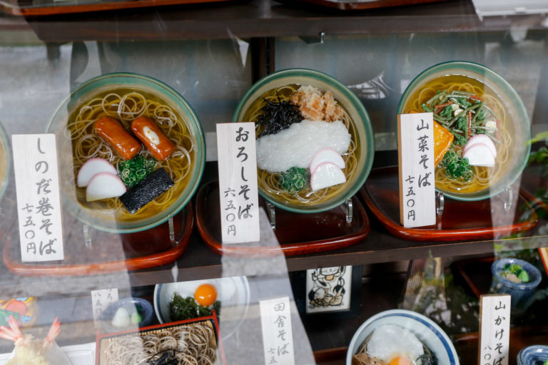 plastikowe danie w Kurashiki w Japonii