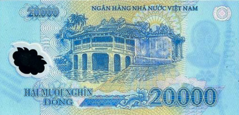 Banknot wietnamskie dongi