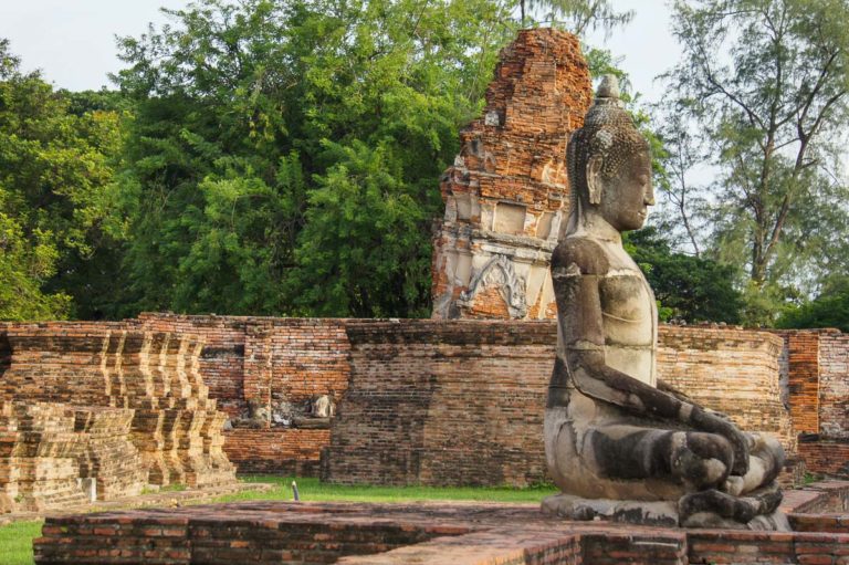 Pozostałości po Wat Maha That