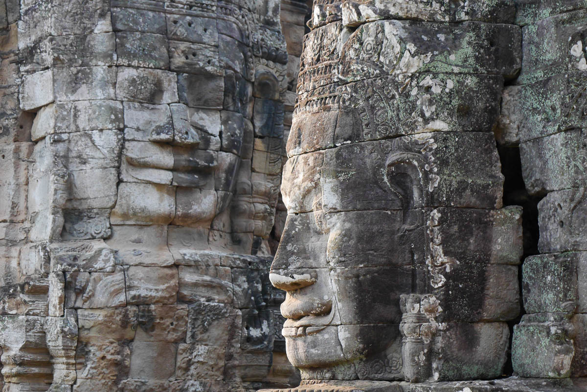 Tajemnicze głowy w Angkor Thom