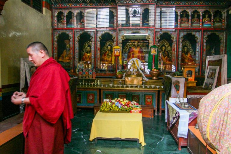 Swayambhunath w Delhi - Indie