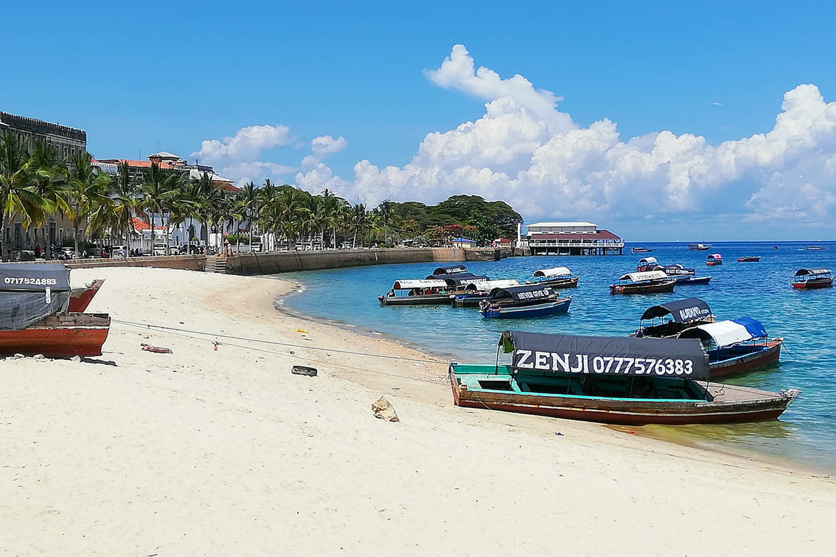 Nadmorska promenada w Stone Town