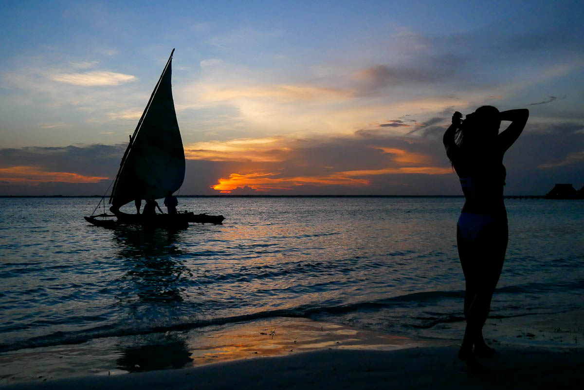 Zanzibar i zachód słońca