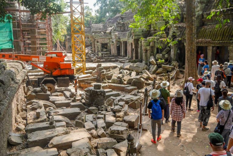 Plac budowy w Ta Prohm