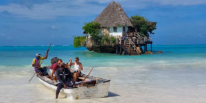 Restauracja The Rock - najczęściej fotografowane miejsce na Zanzibarze