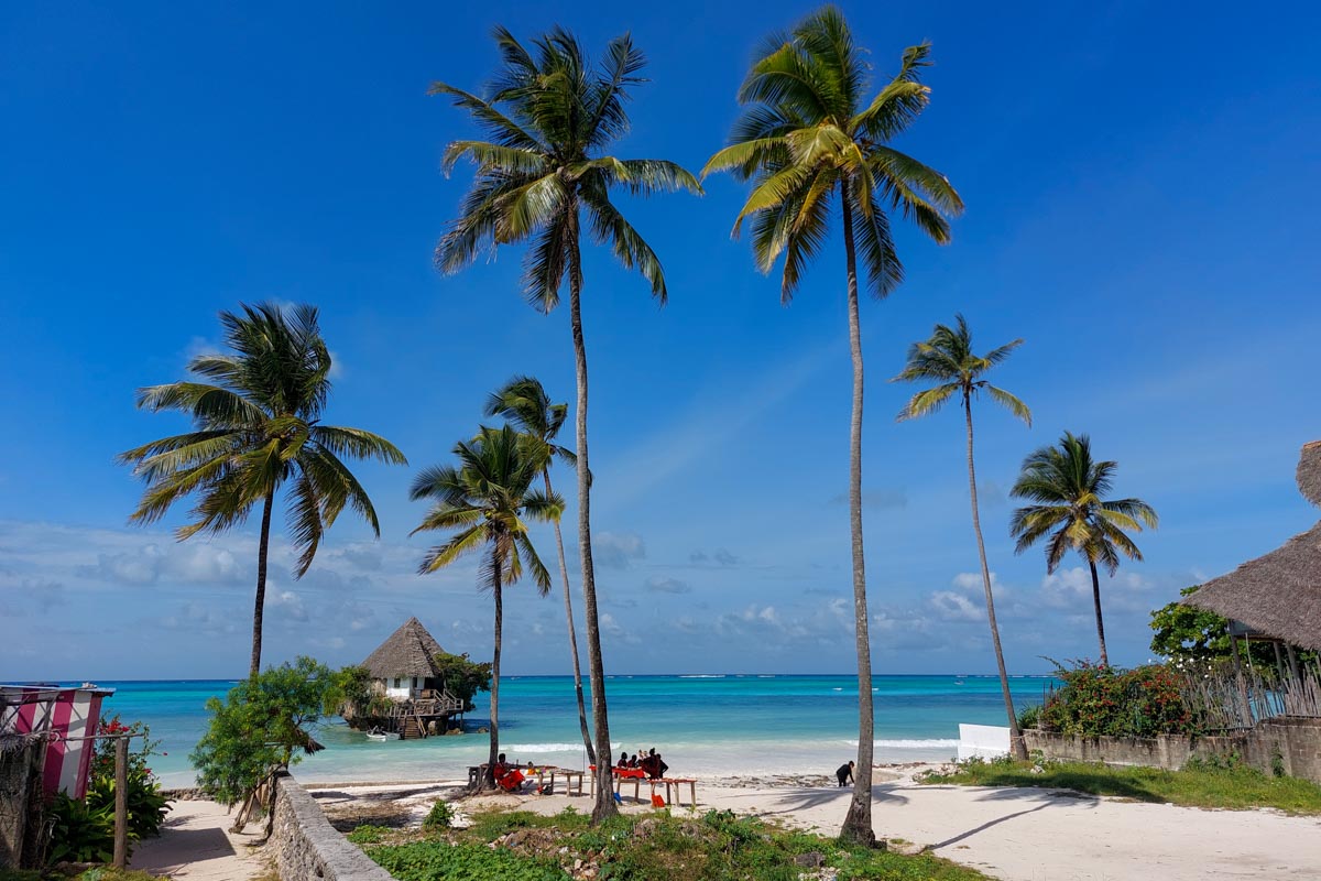 Restauracja The Rock - najczęściej fotografowane miejsce na Zanzibarze