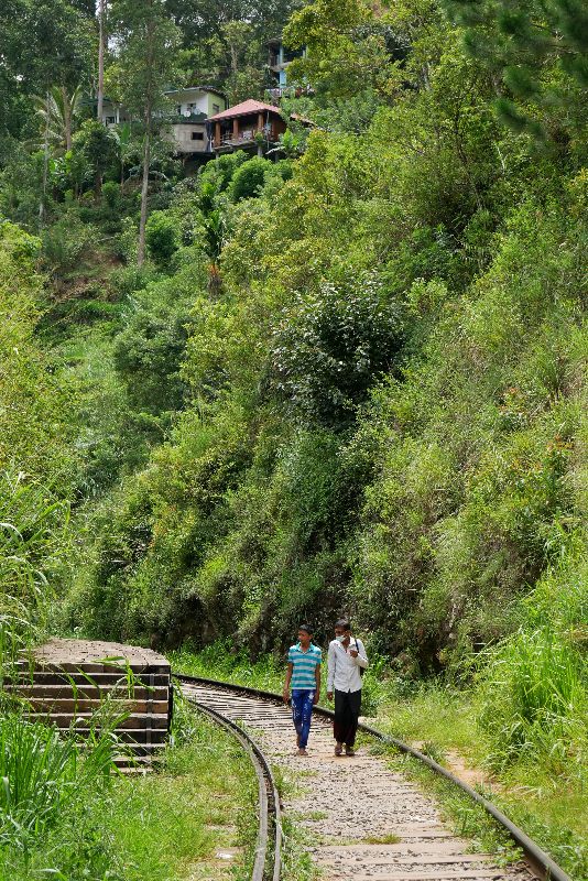 Tory kolejowe z Badulli do Kandy