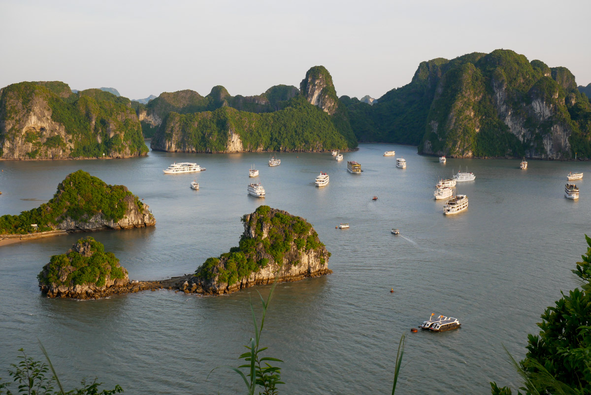 Widok na Ha Long z punktu widokowego